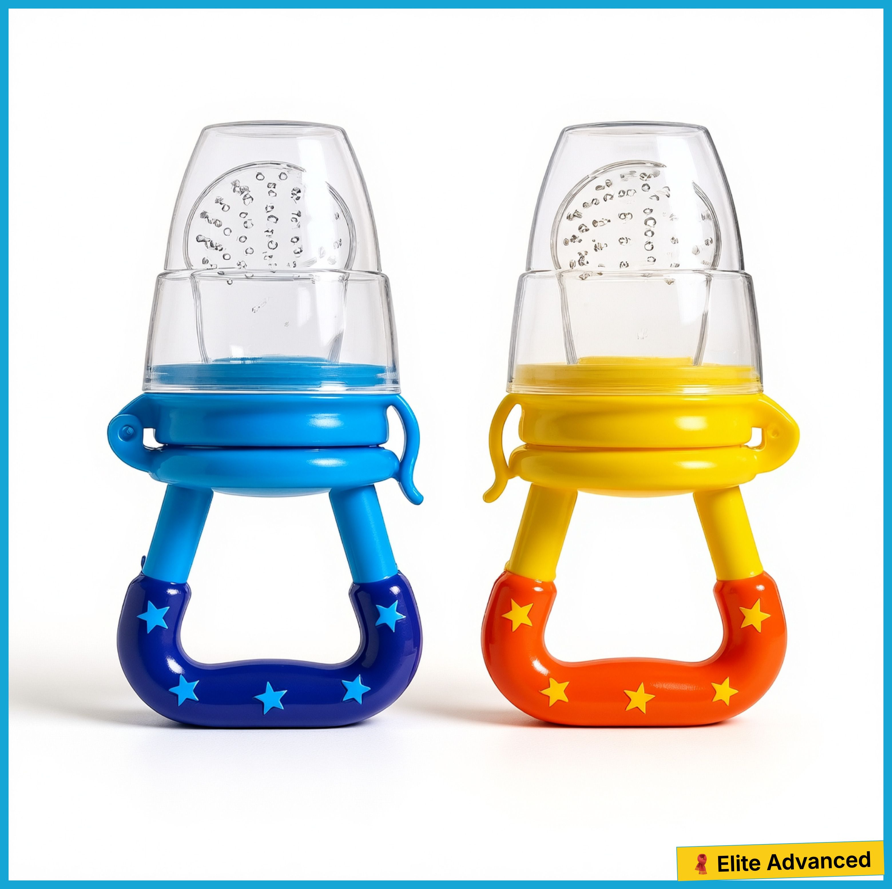 bubblino Silicone Baby Fruit Nibbler and Food Feeder Set, Soft Teether Toy for Infants Feeder-picture-43