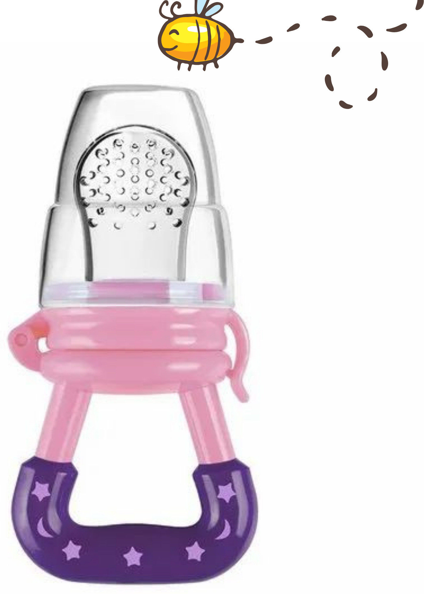 aapni dukan SST Sales Baby Food And Fruit Nibbler & Pacifier Teether BPA Free Nibbler BN11 Feeder image 1