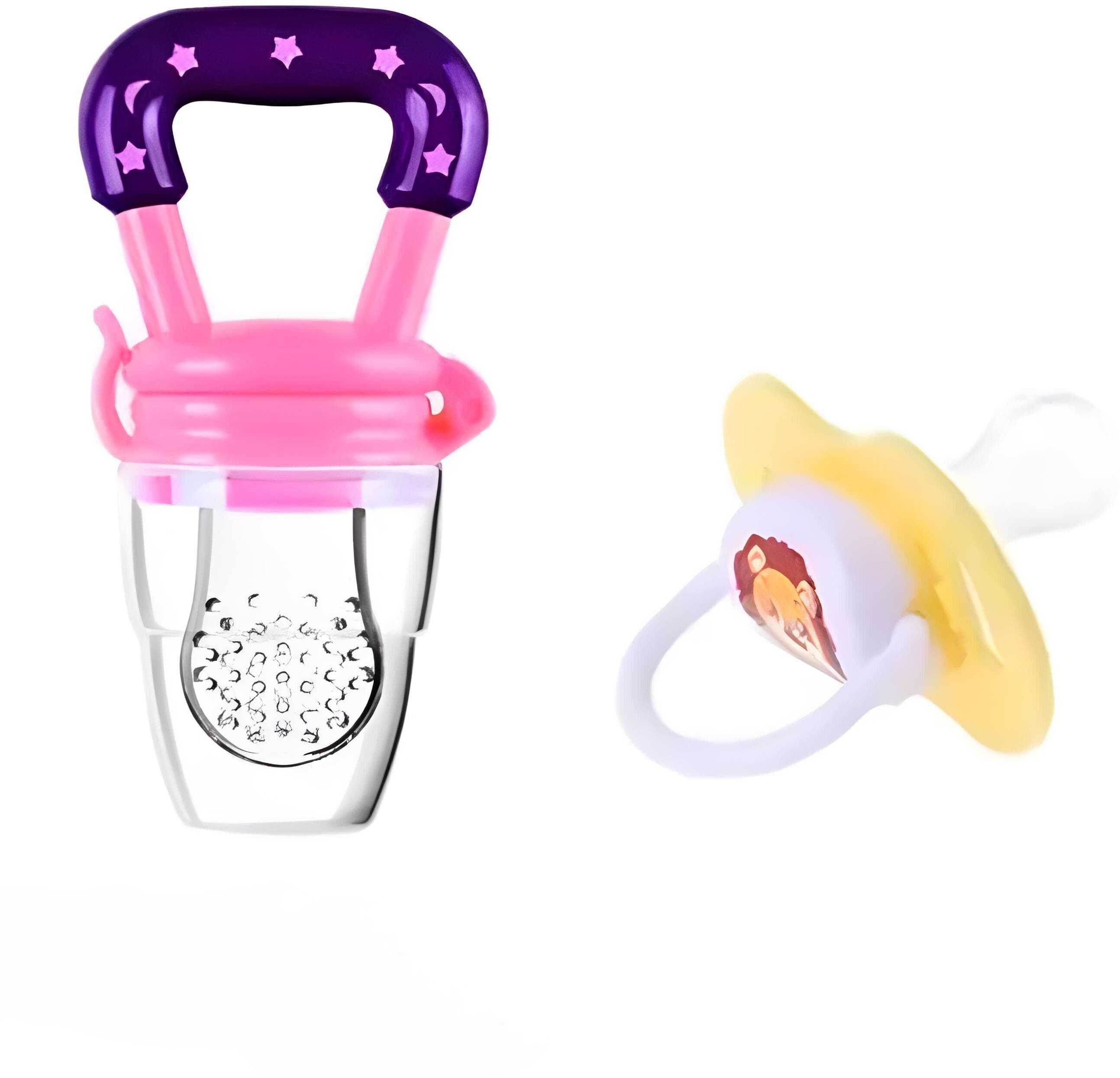 flengo; made for you Combo of Fruit Nibbler And Soother Baby Nipple Feeder Soother-picture-10