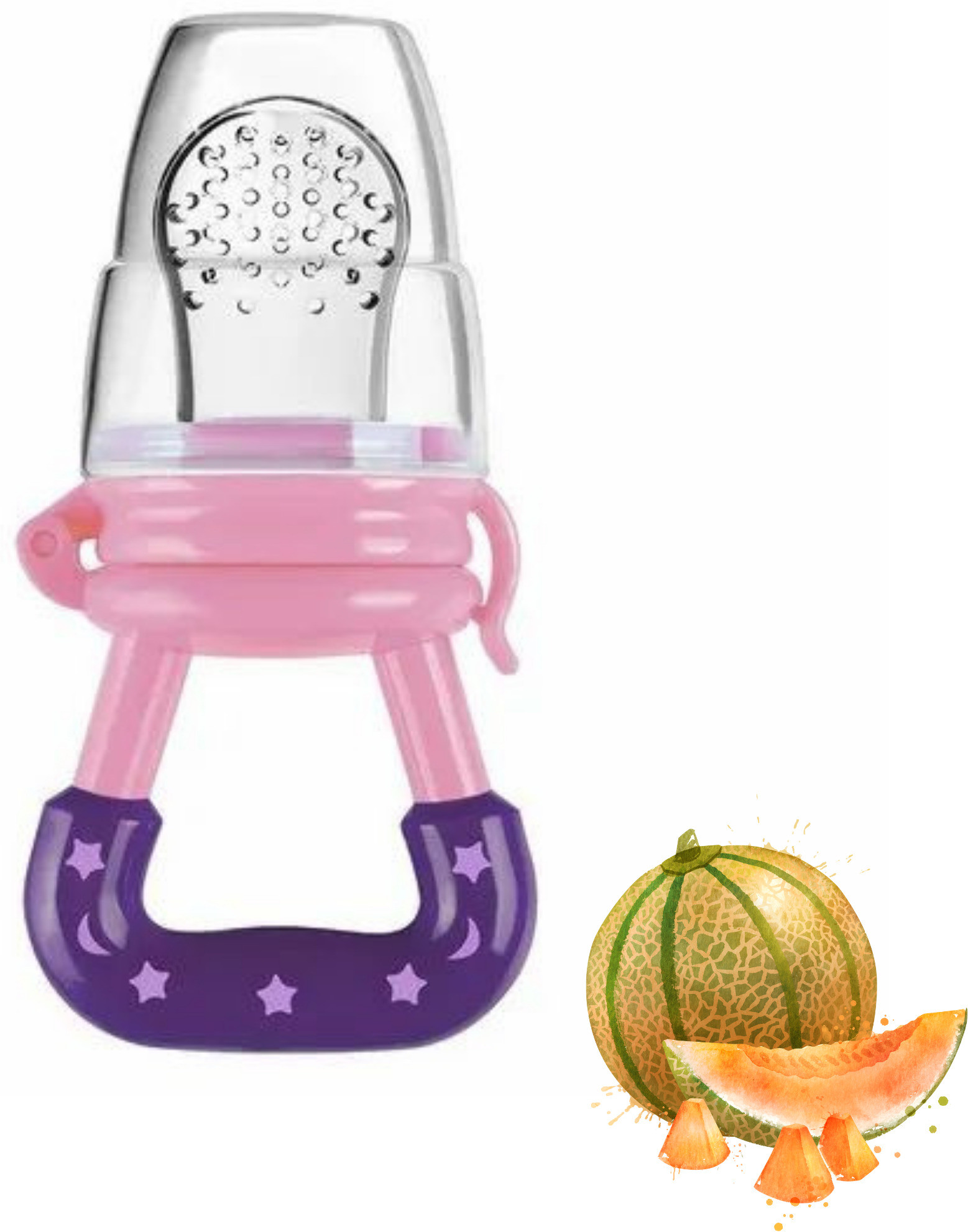 aapni dukan SST Sales Baby Food And Fruit Nibbler & Pacifier Teether BPA Free Nibbler NH298 Feeder image 1