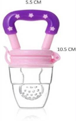 ss enterprises Baby Fruit Feeder Pacifier Food Feeder Silicone Nipple Teething Toy Teether and Soother-picture-38