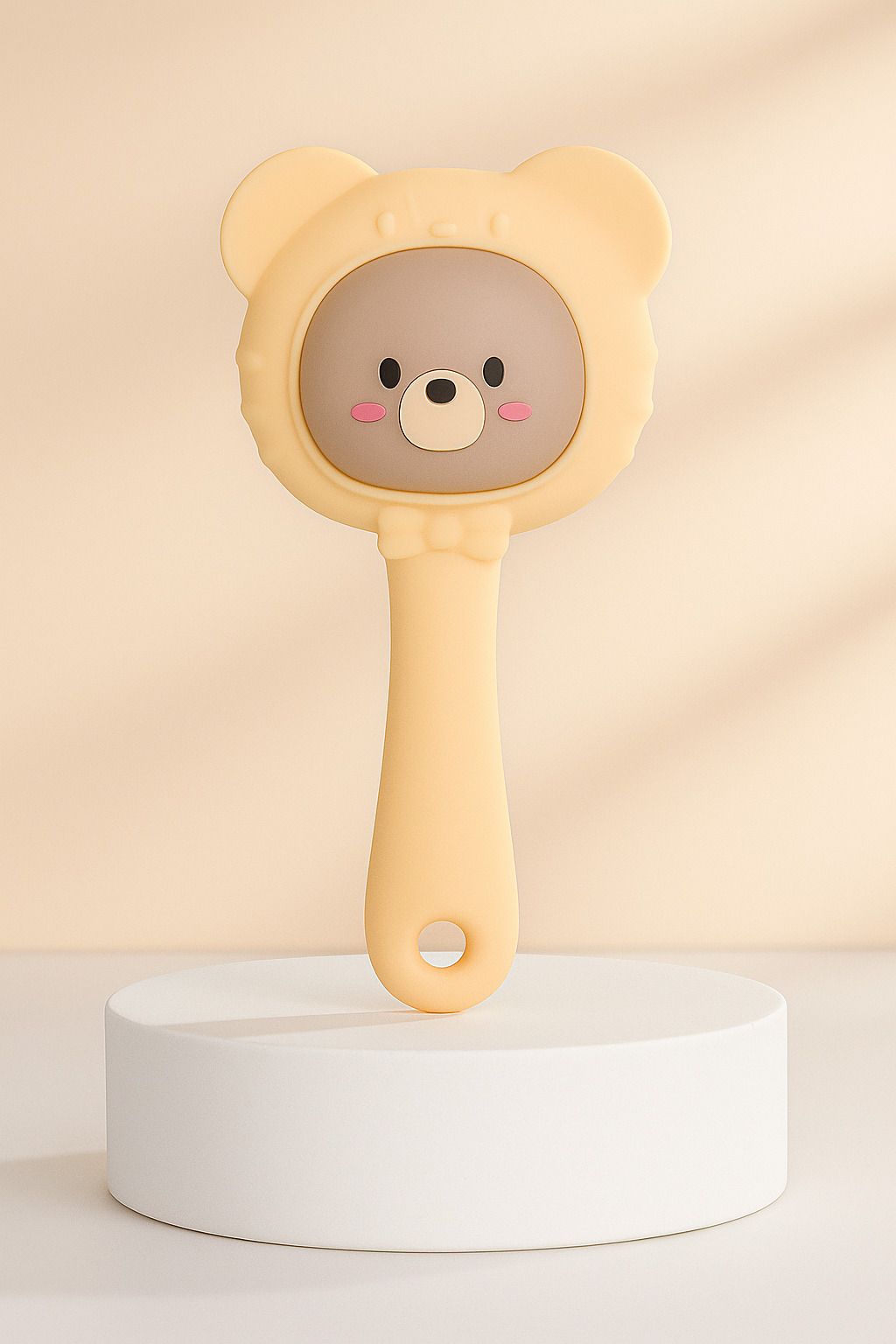 magic pebbles BPA Free Silicone Rattle Teether | Easy to Grip Teether for Baby 3 to 24 Months Teether-picture-12