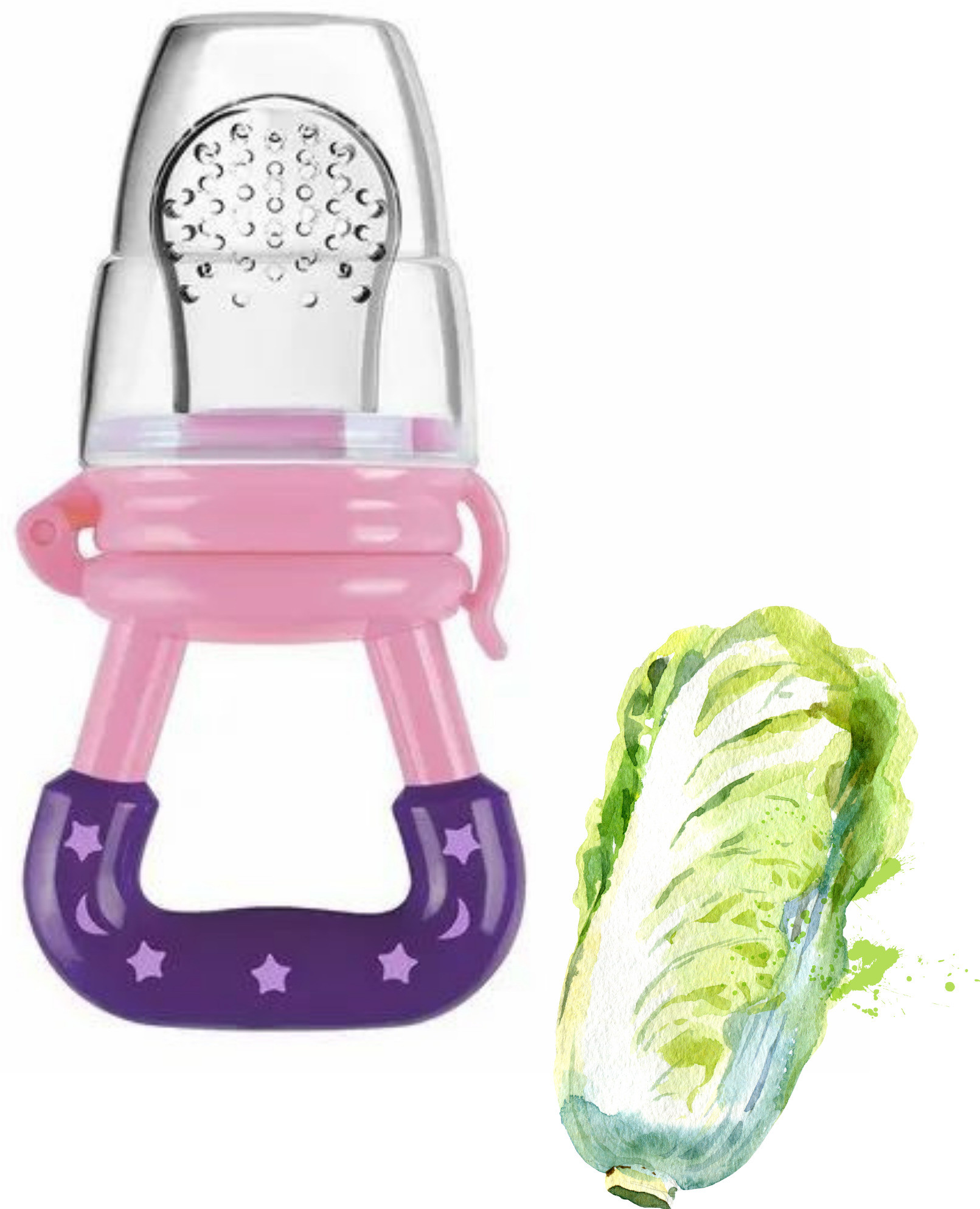 aapni dukan SST Sales Baby Food And Fruit Nibbler & Pacifier Teether BPA Free Nibbler NH115 Feeder image 1