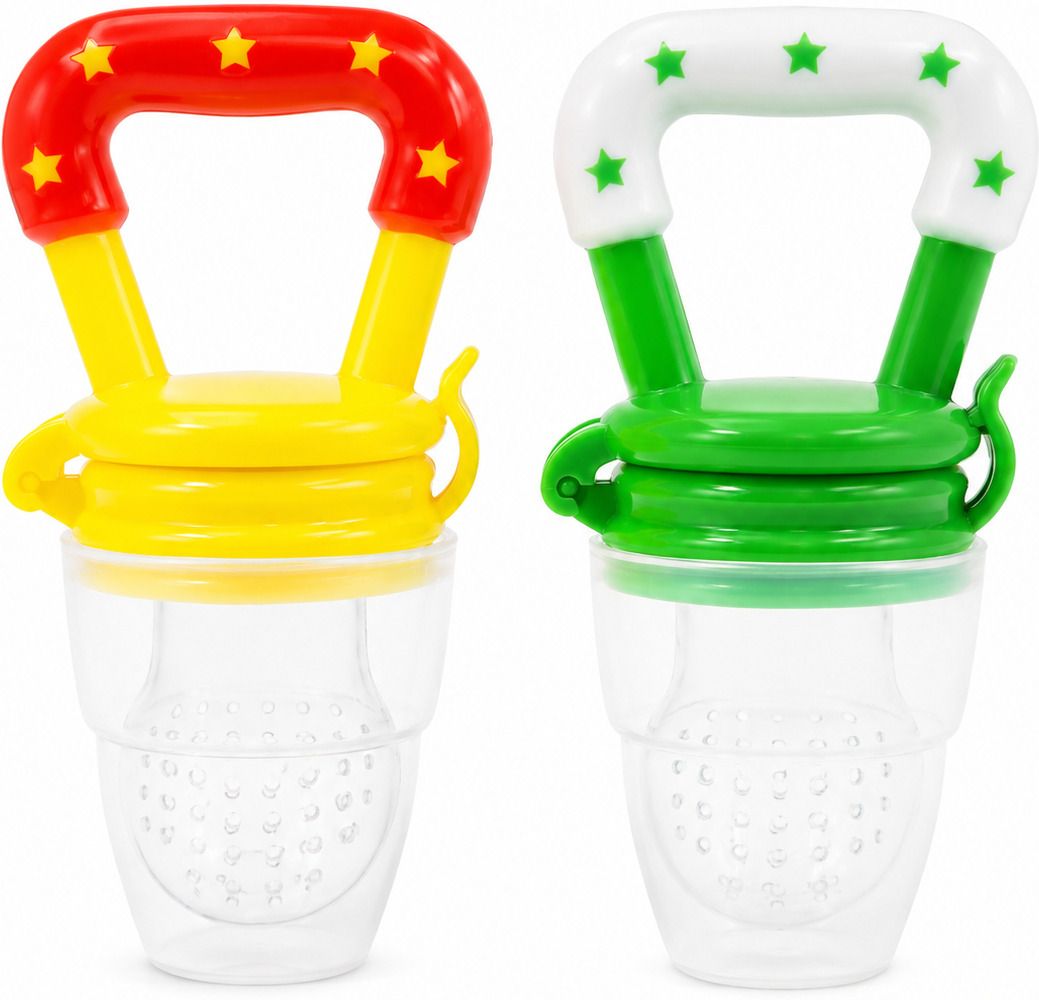 amovina care Silicon Baby Fruit Feeder & Food Nibbler(Combo)|Soother|BPA Free|Soft Pacifier| Teether and Feeder-picture-33
