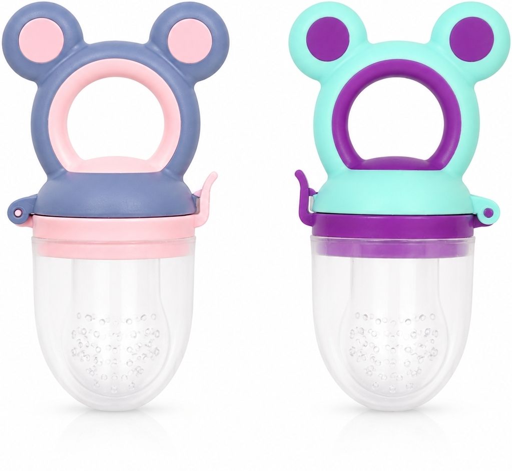Baby Fruit Feeder Combo Pack of 2 Teether and Feeder-image-33
