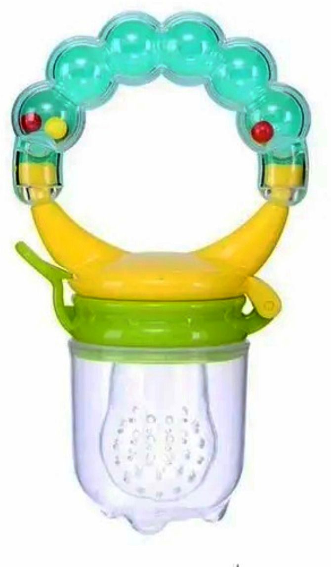 ambiaim international Baby Ring Style Food Feeder Nibbler Pacifier Silicone Supplies Nipple Soother-picture-35