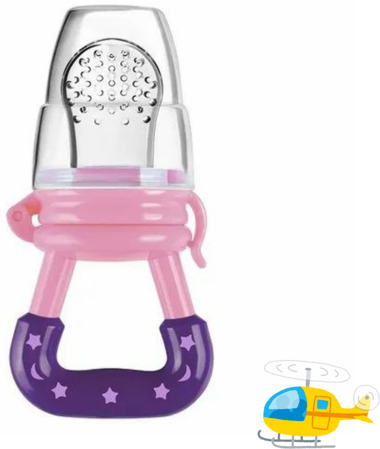 aapni dukan SST Sales Baby Food And Fruit Nibbler & Pacifier Teether BPA Free Nibbler BN263 Feeder image 1