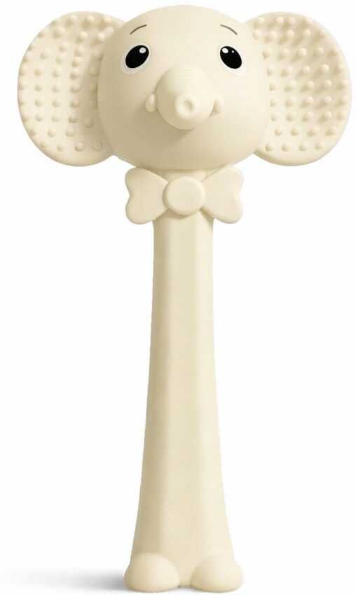 Cute Elephant Silicone Baby Teether with Textured Ears – Soft Chew Toy Teether-image-36