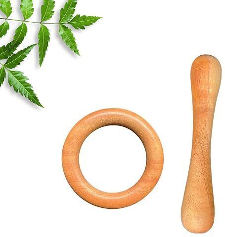 Wooden Baby Teether, Natural Wood Ring and Stick, Non-Toxic Chemical Free Soother-image-12