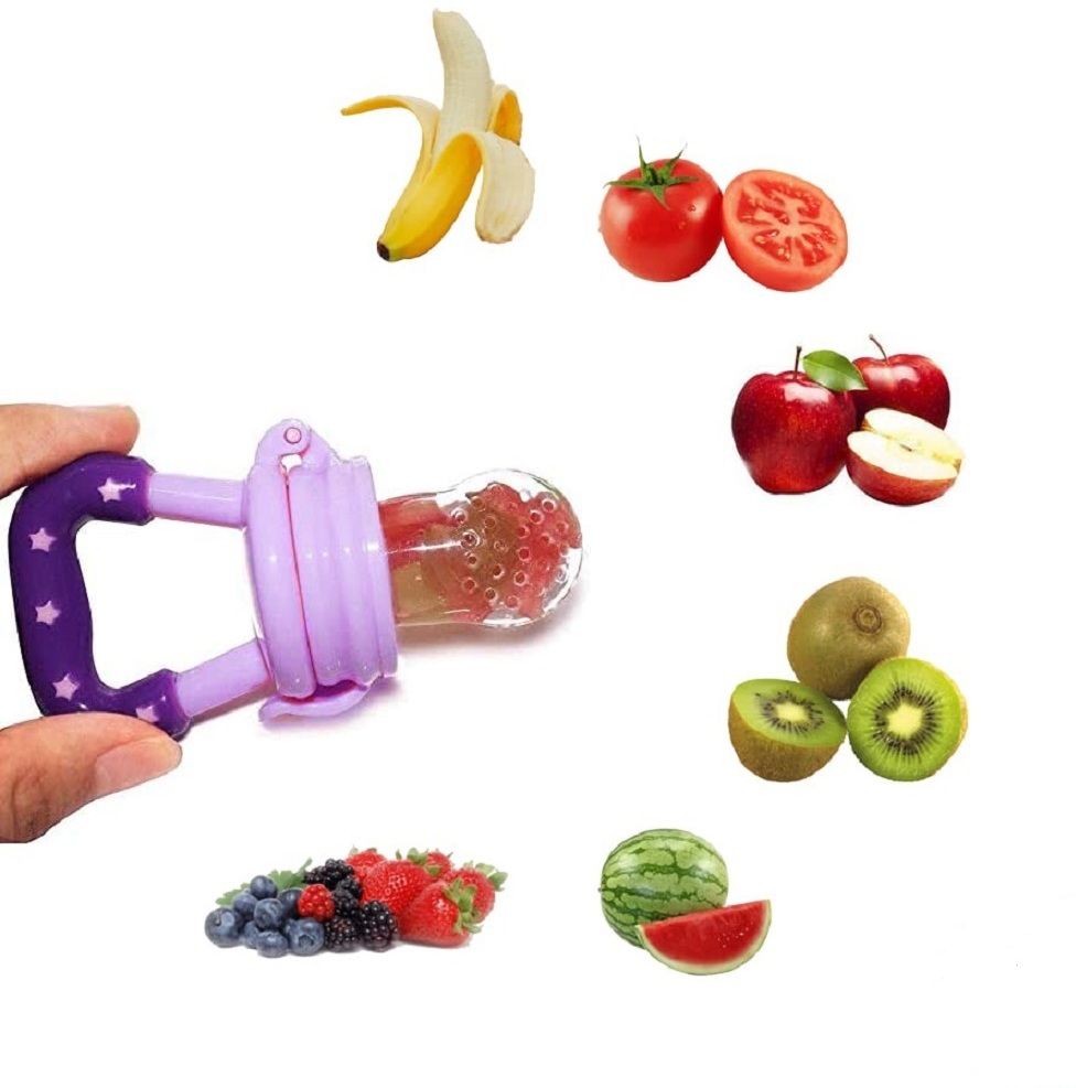 bkdt marketing Silicone Food/Fruit Nibbler, Baby Teether, Infant, BPA Free Teether and Feeder-picture-20