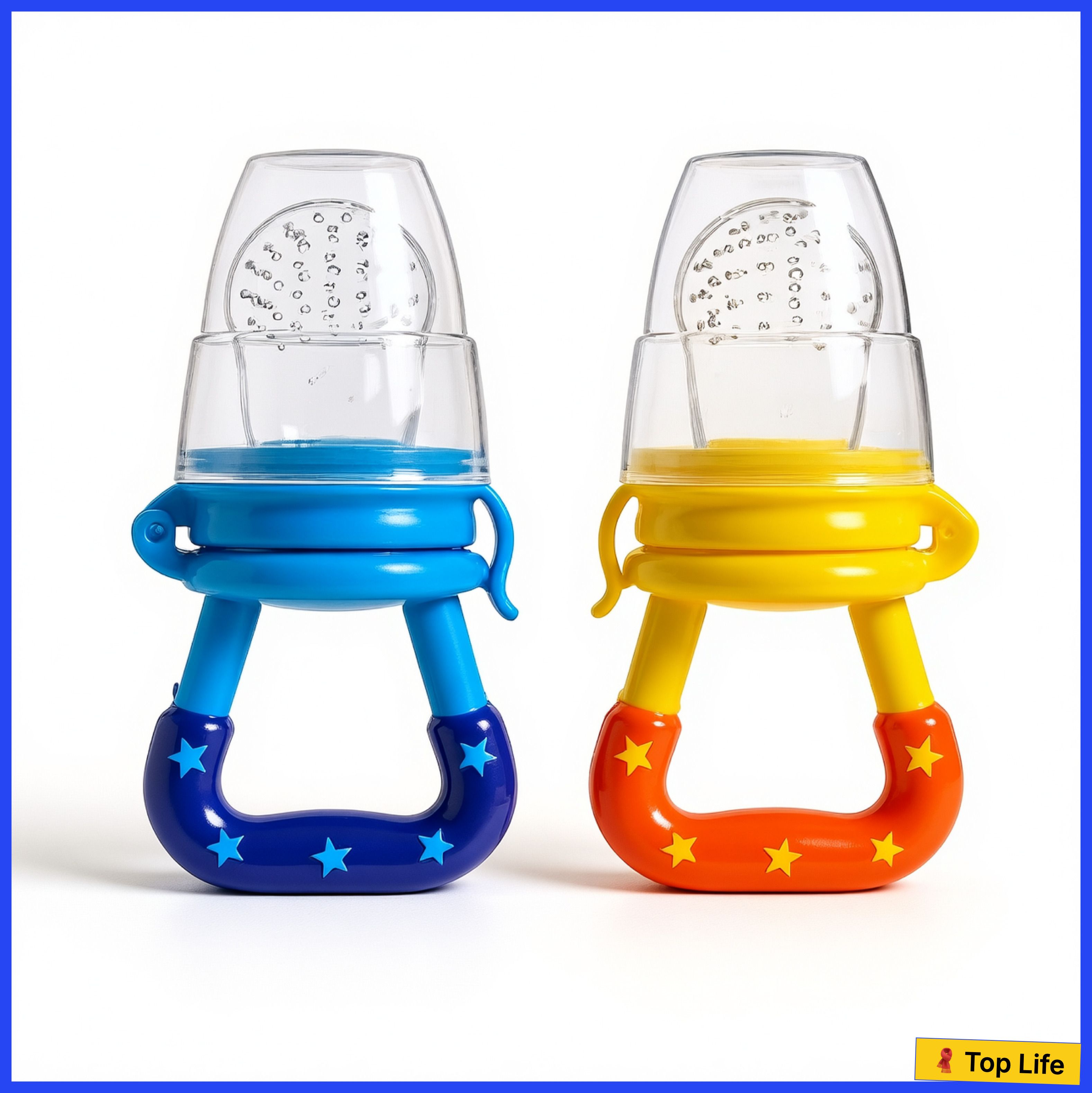 bubblino Silicone Baby Fruit Nibbler and Food Feeder Set, Soft Teether Toy for Infants Feeder-picture-15
