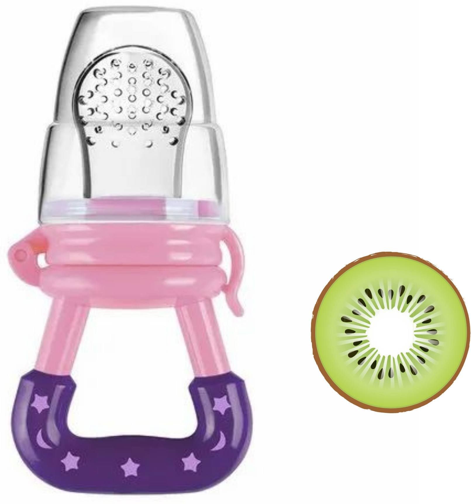 aapni dukan SST Sales Baby Food And Fruit Nibbler & Pacifier Teether BPA Free Nibbler NH448 Feeder image 1