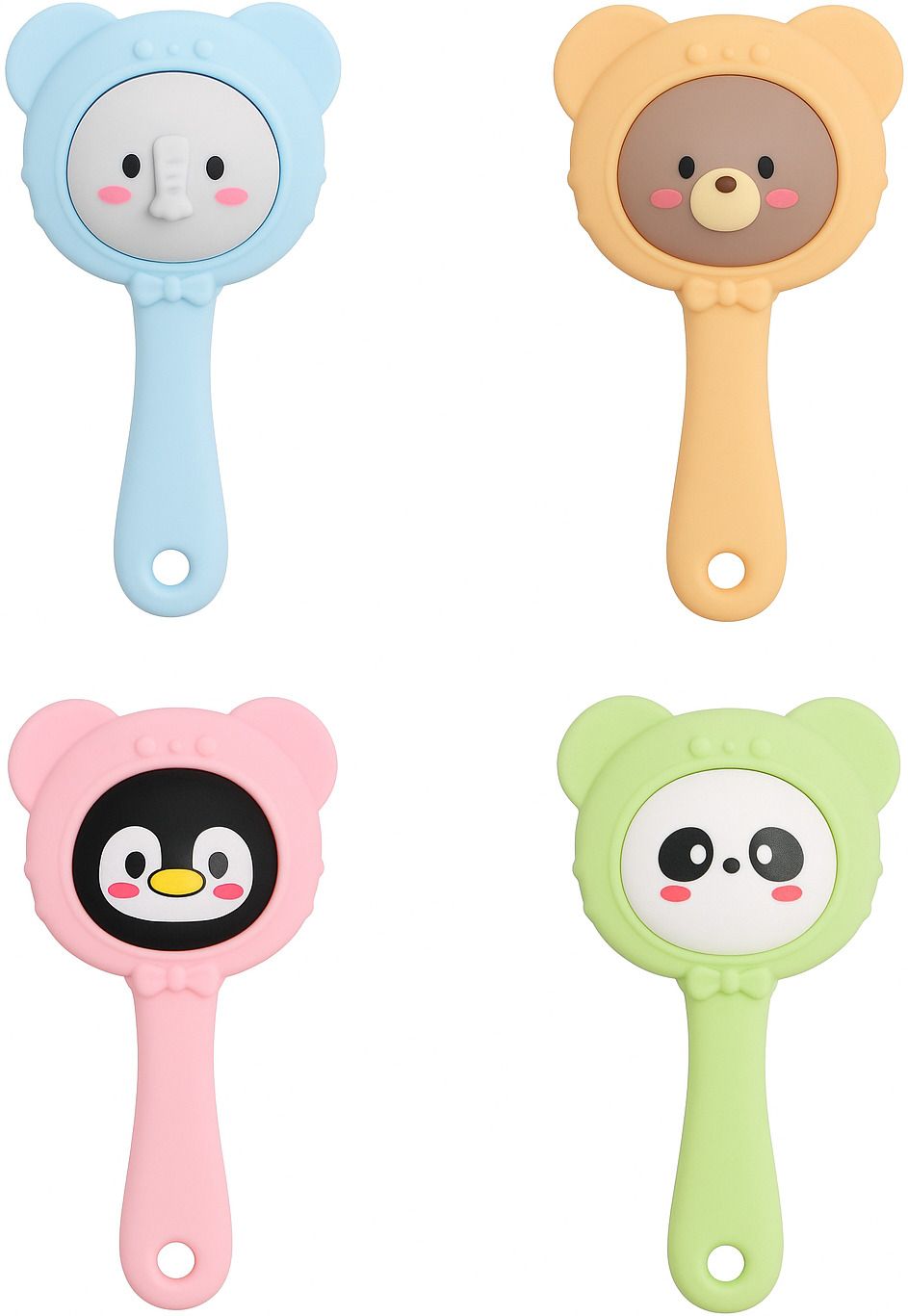 pikipoo Silicone Baby Teether (Multicolor Bear-Shaped, BPA-Free, 3–12 Months) Teether-picture-19