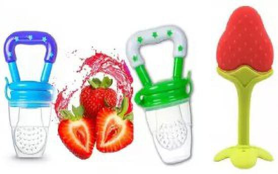 superdaze BABY Fruit Nibbler & Teether and Feeder (Multicolor) Teether and Feeder image 1