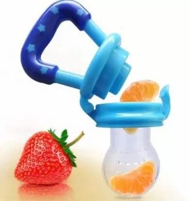 Fruit Feeder Nibbler for Baby, Soft Safe BPA-Free for Teether (Pack of 1) Feeder-image-21
