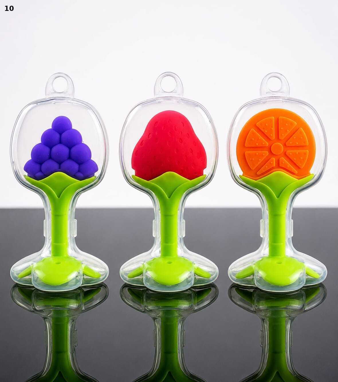 shivinaluxe Silicone Fruit Feeding Teether for Babies Teether-picture-19