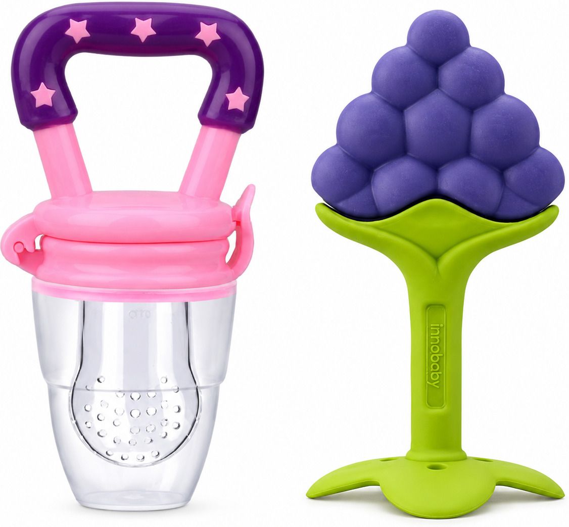 Baby Fruit Feeder & Teether Set Teether and Feeder-image-7