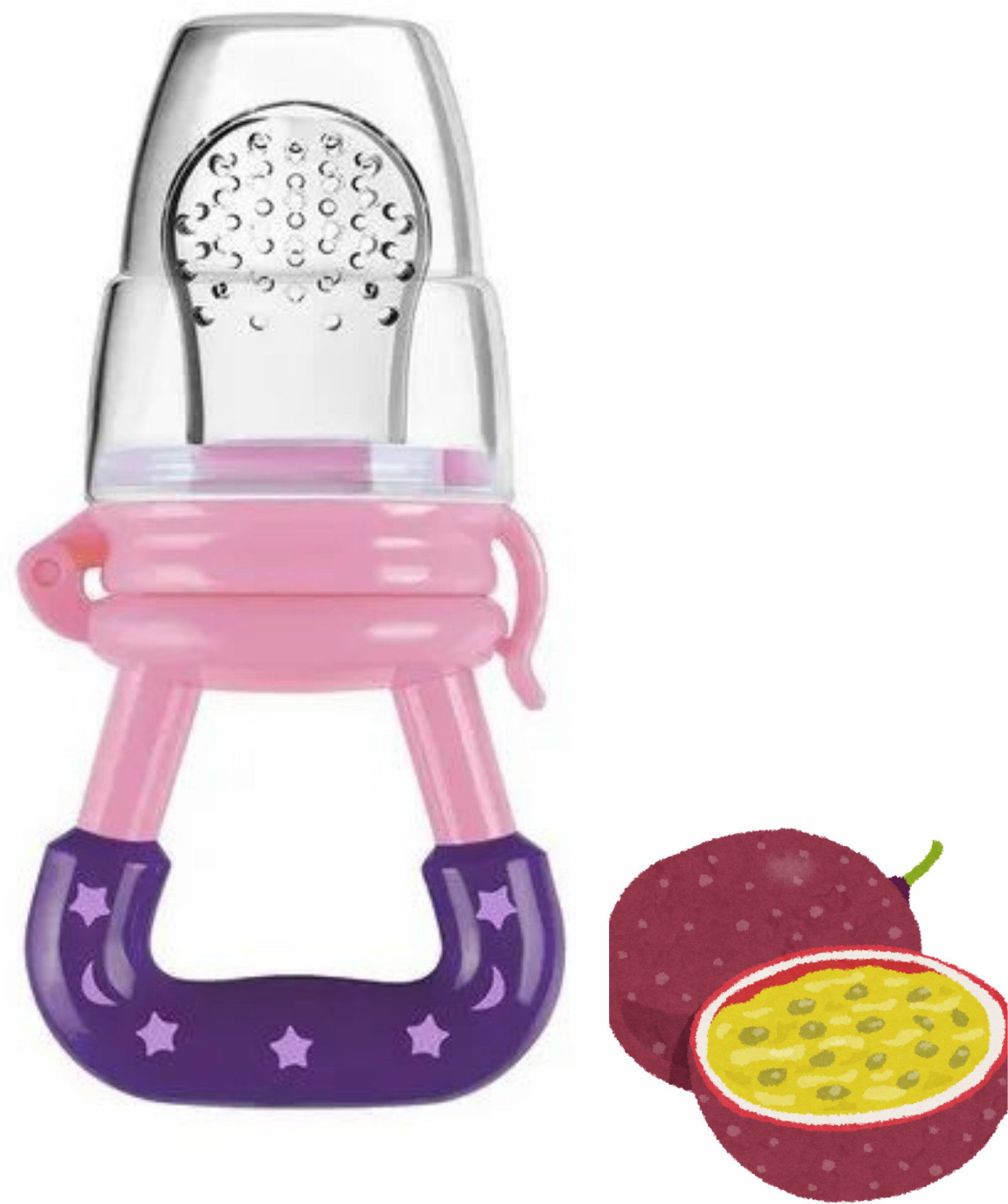 aapni dukan SST Sales Baby Food And Fruit Nibbler & Pacifier Teether BPA Free Nibbler NH392 Feeder image 1