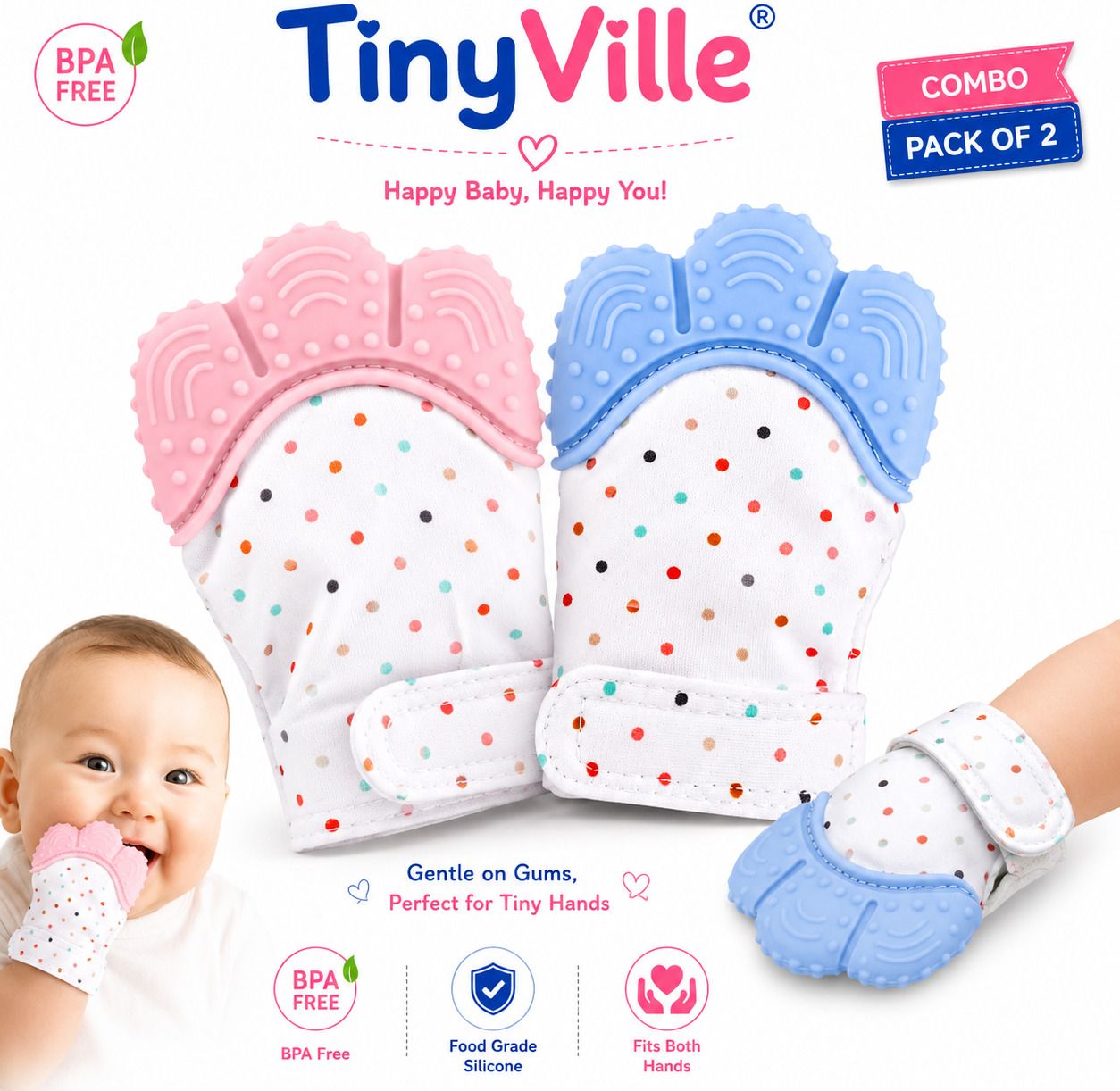 COMFY GLOVE TEETEHR FR YOUR LITTLE ONE Teether and Feeder-image-44