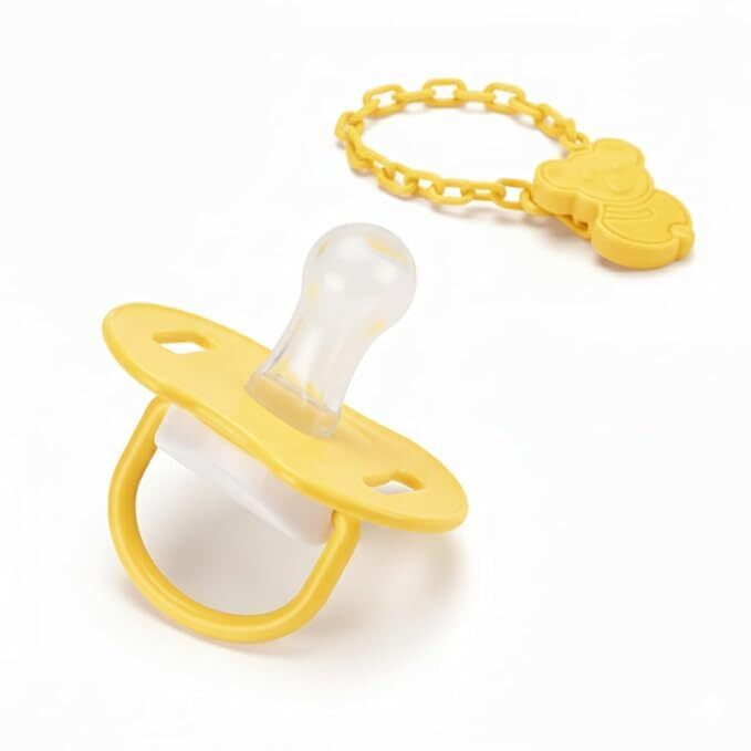 safe-o-kid Ultra Light Baby Pacifier, Soft Silicone Nipple, BPA-Free, 0–6 Months Soother-picture-5