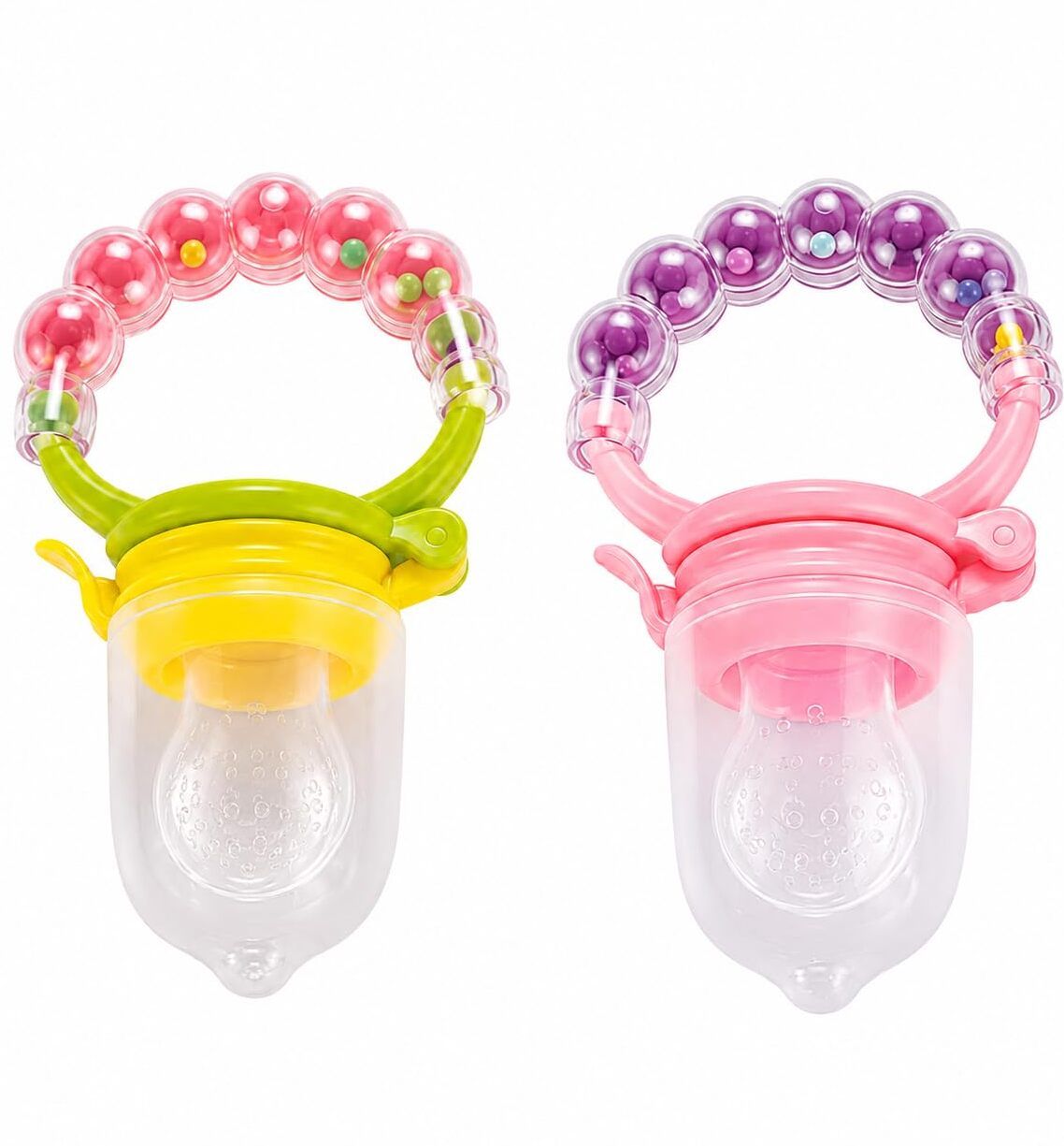 sportsly Baby Silicone Fruit Feeder & Fresh Food Nibbler Feeding Pacifier for Fruits Teether and Feeder-picture-10