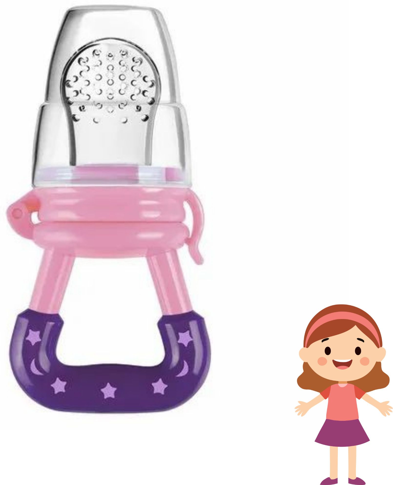 SST Sales Baby Food And Fruit Nibbler & Pacifier Teether BPA Free Nibbler BH147 Feeder-image-30