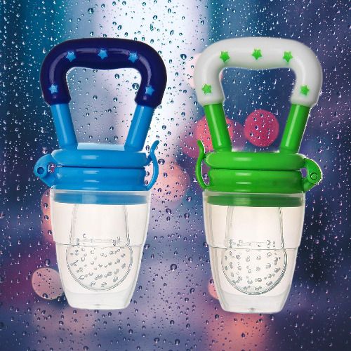 Pack of 2 Teether and Feeder/multicolor/Baby Product Teether and Feeder M_24 Feeder-image-0