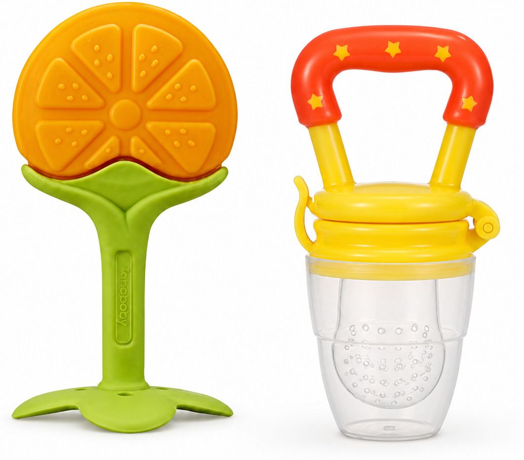 Baby Fruit Feeder & Teether Set Teether and Feeder-image-29
