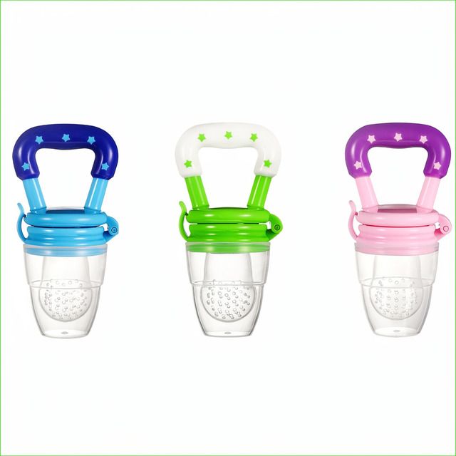 Silicone Fruit Feeder Pacifier Set | Baby Self Feeding Fruit Nibbler Pack Feeder-image-23