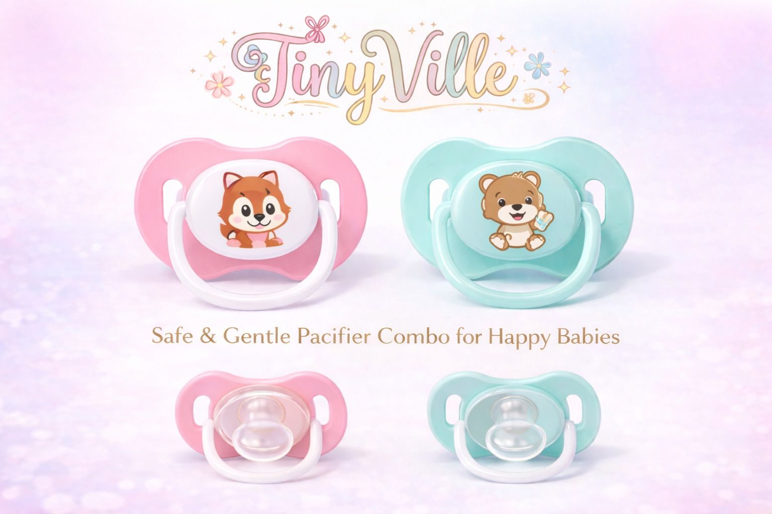 tinyville Baby Silicone nd Safe Soother for your lil ones Soother-picture-13