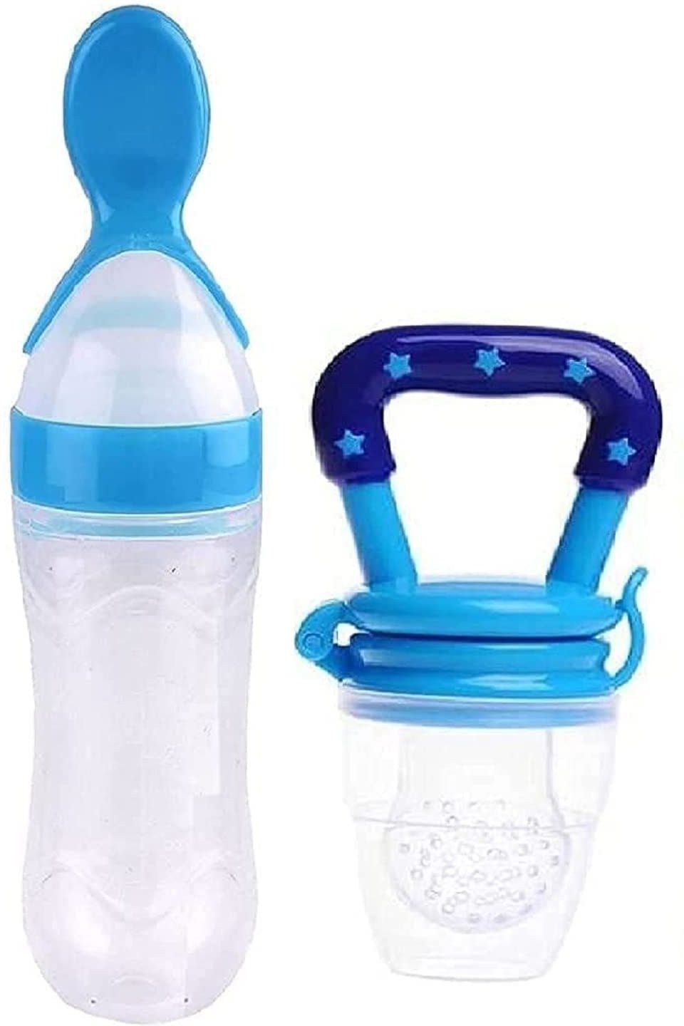 goodmunchkins Baby Silicone Food Feeder & Fruit Feeder Nibbler Combo ( Pack of 2 ) Feeder-picture-15