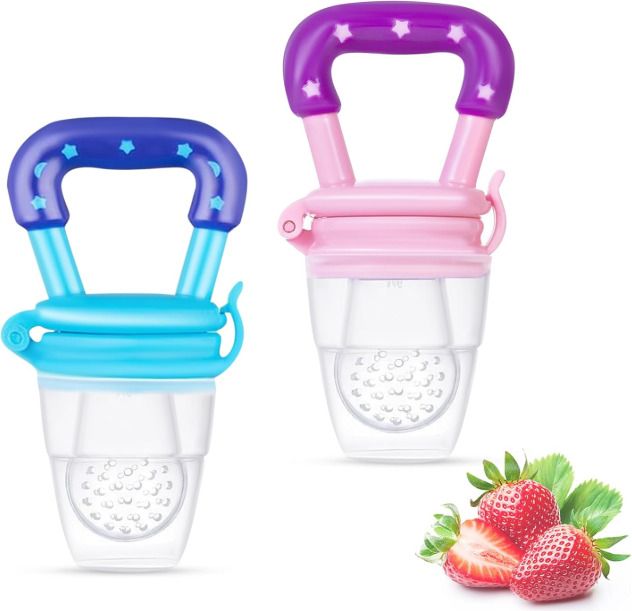 quantcomm tech 2 Baby Food Feeder|Fruit Pacifier|Fruit Nibbler-Best Teether|Soft Fruit Teether Feeder-picture-37
