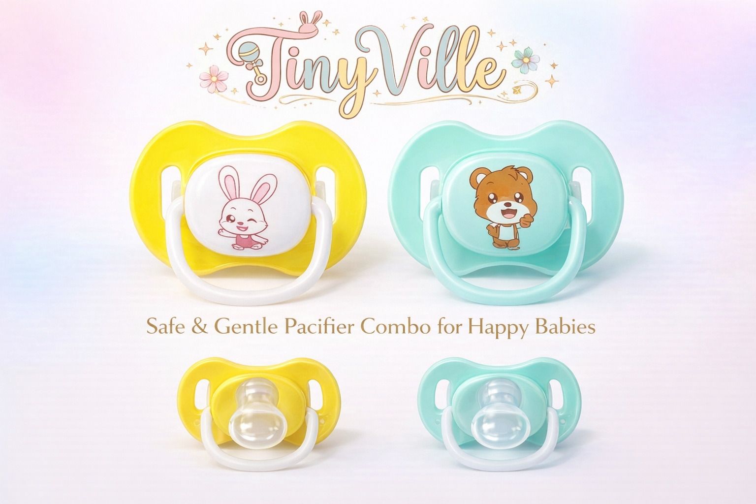 tinyville Baby Silicone nd Safe Soother for your lil ones Soother-picture-14