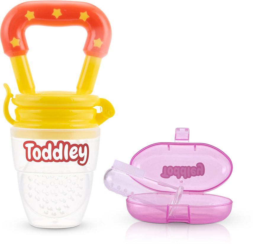 toddley 2 in 1 Baby Combo Set - Food Nibbler & Finger Brush Tongue Cleaner (Pack Of 2) Soother-picture-13