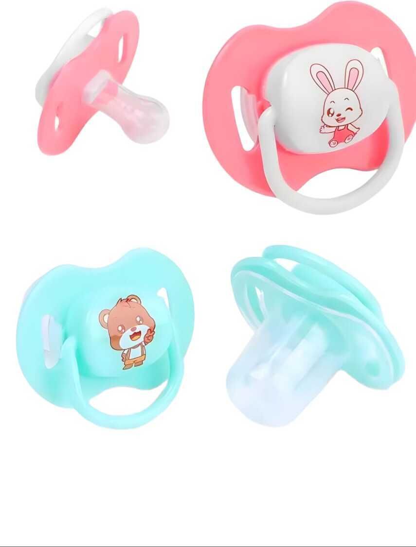 Combo of Fruit Nibbler And Soother Food Pacifier Nipple Feeder Soother