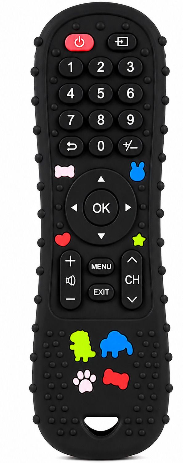 baby cuddle Soft Silicone Baby Remote Teether BPA Free Gum Massage Chew Toy Teether-picture-34