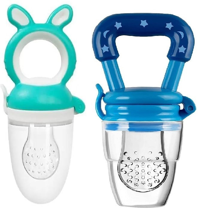 chicbunny Different design fruit nibbler with extra mesh pack of 2pc Feeder image 1