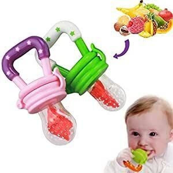 Baby Finger Brush and Fruit Feeder for babies 1 Finger Brush 1 FruitFeeder) Feeder-image-8