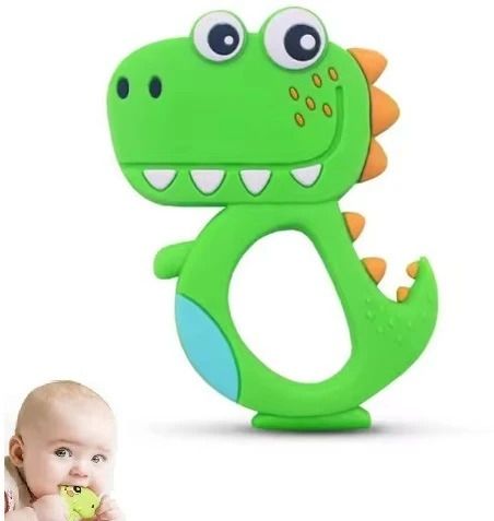 tony stark Dino Baby Teether Non-Toxic BPA Free Silicone Teething Toy For Infant Toddler Teether-picture-12
