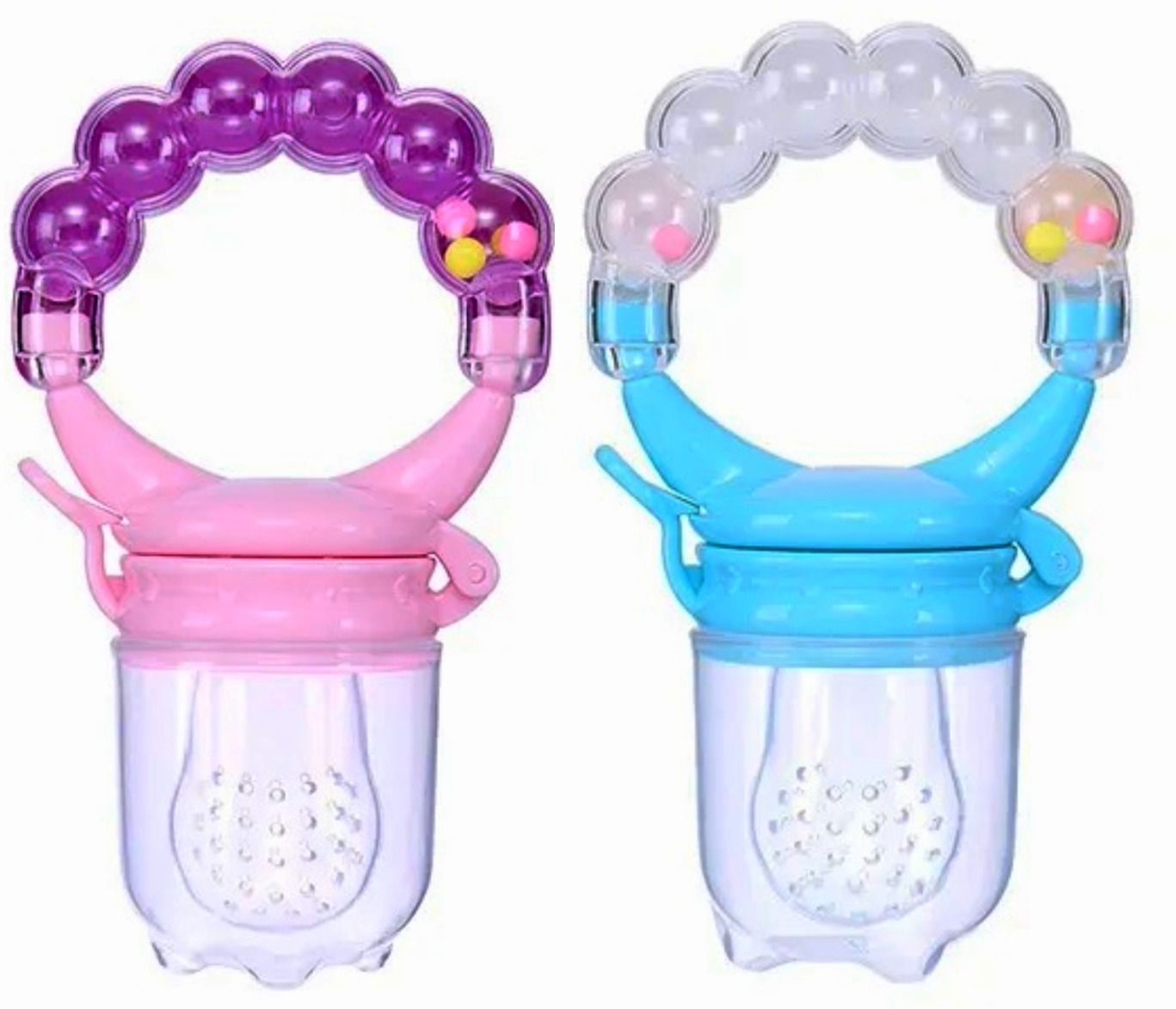 swito mart Baby Ring Style Food Feeder Soother Nibbler Pacifier Silicone Supplies Nipple Soother-picture-27