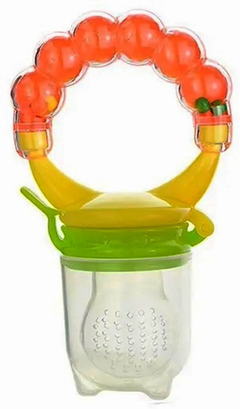 ambiaim international Baby Ring Style Food Feeder Nibbler Pacifier Silicone Supplies Nipple Soother-picture-18