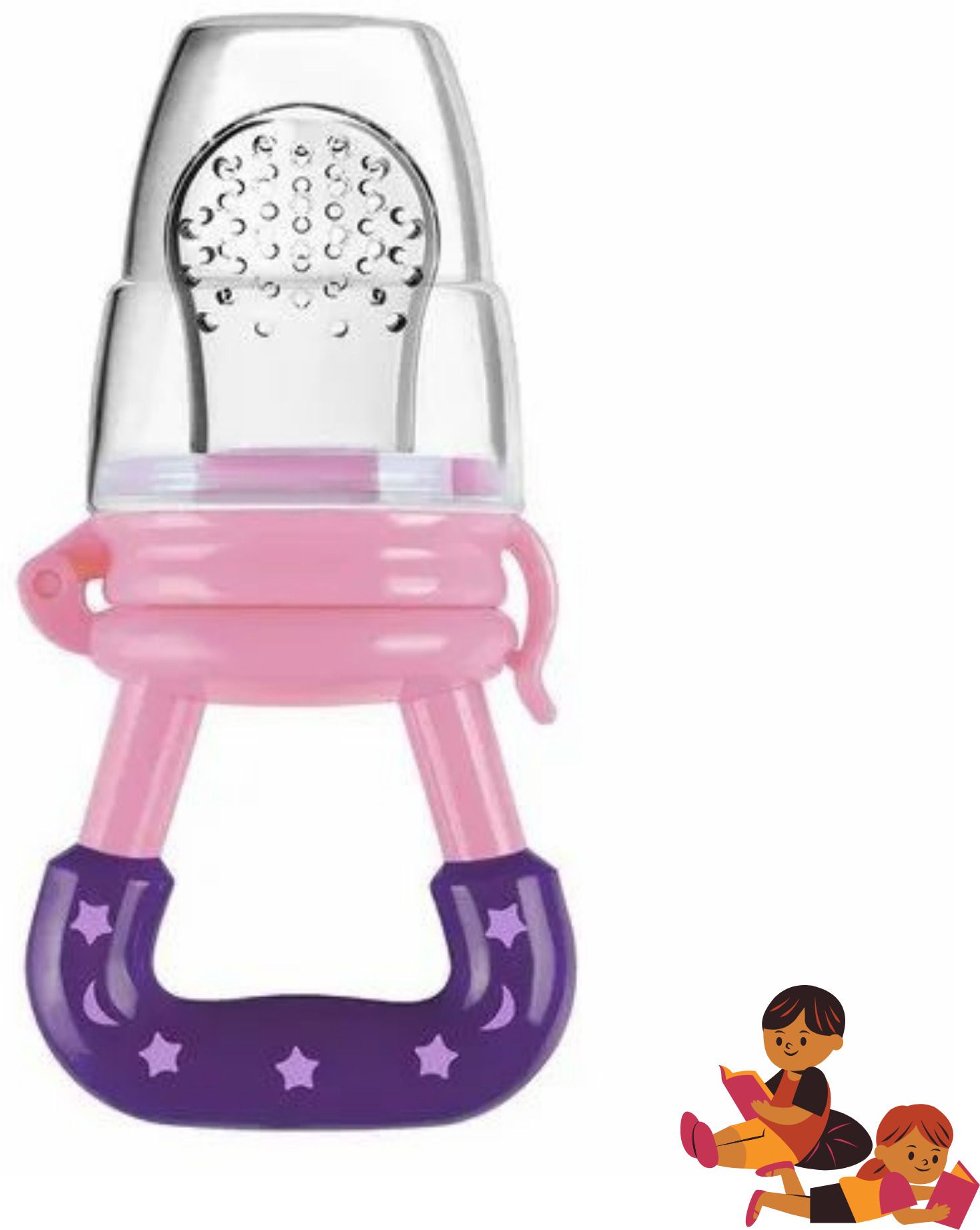 aapni dukan SST Sales Baby Food And Fruit Nibbler & Pacifier Teether BPA Free Nibbler BH486 Feeder-picture-10