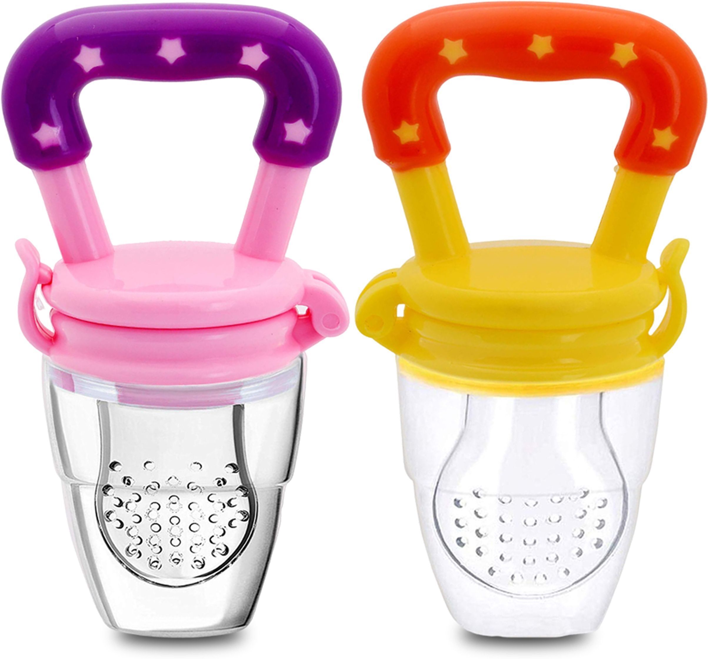 ss enterprises Silicone Food/Fruit Nibbler with Extra Mesh, Soft Pacifier Feeder-picture-3