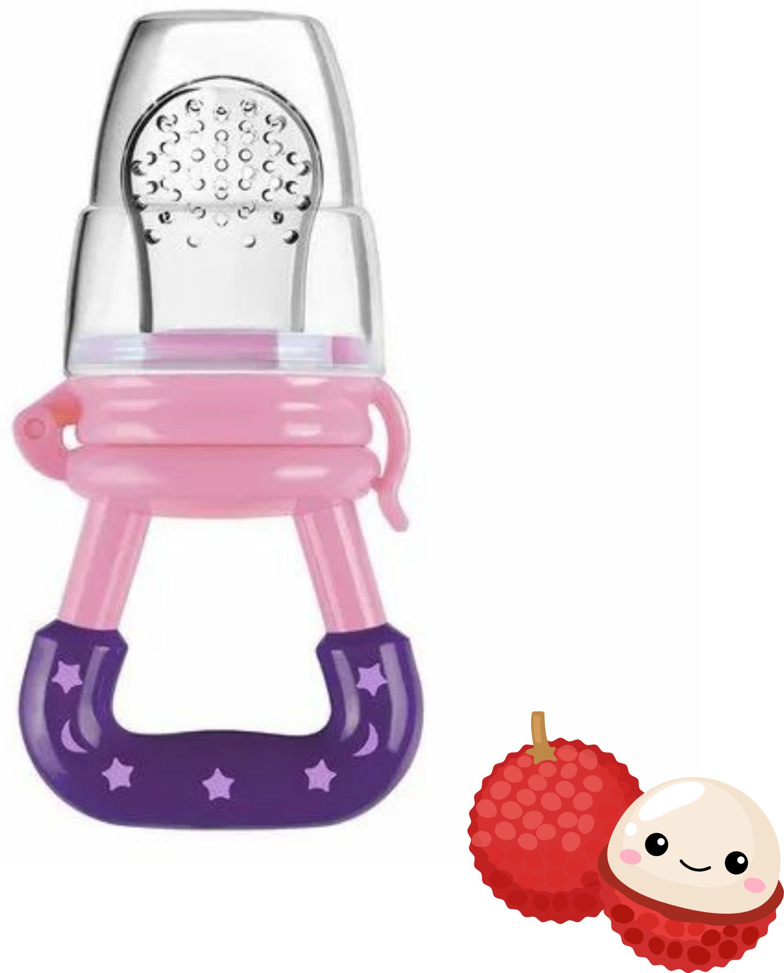 aapni dukan SST Sales Baby Food And Fruit Nibbler & Pacifier Teether BPA Free Nibbler NH63 Feeder image 1