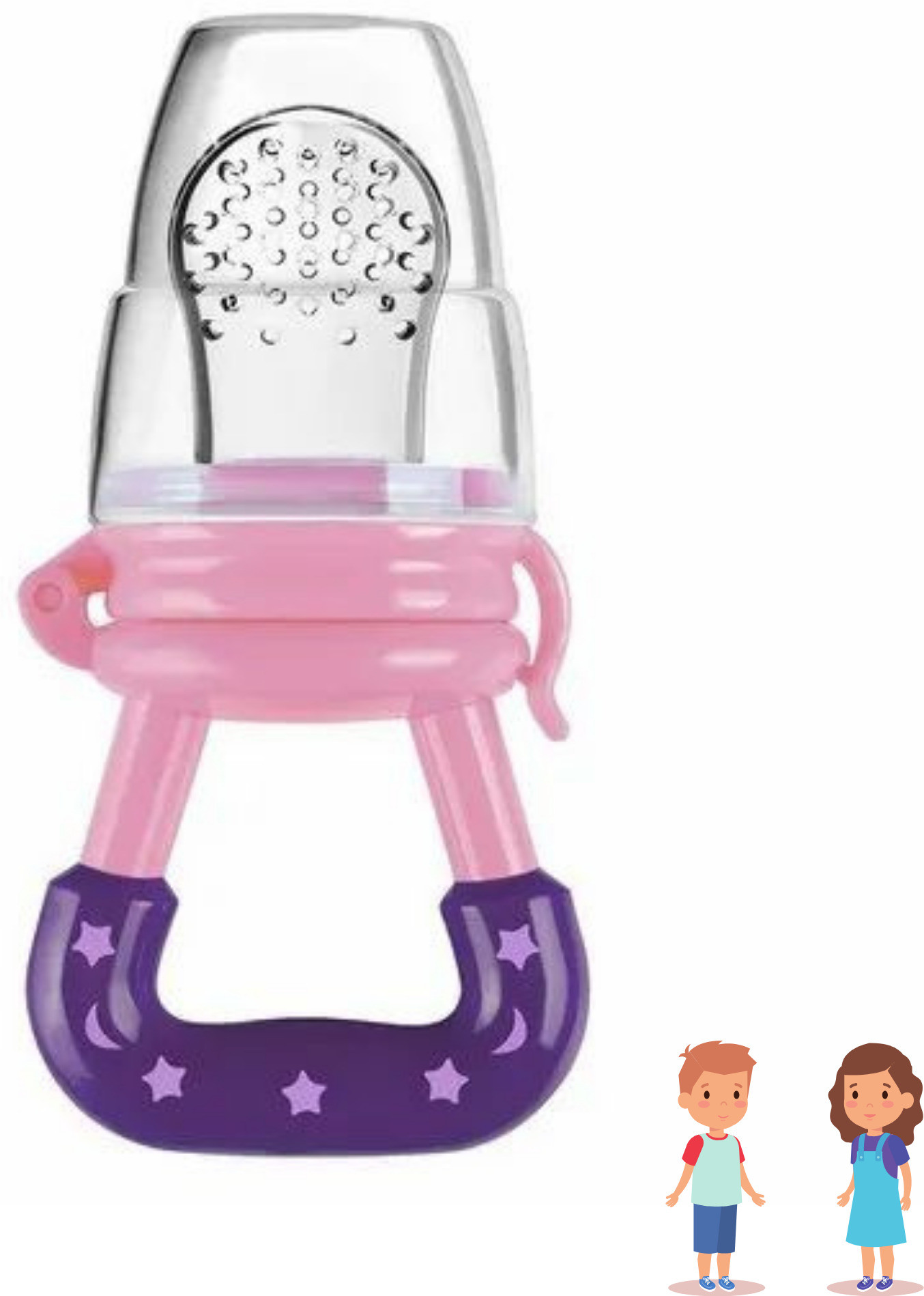 aapni dukan SST Sales Baby Food And Fruit Nibbler & Pacifier Teether BPA Free Nibbler BH468 Feeder image 1