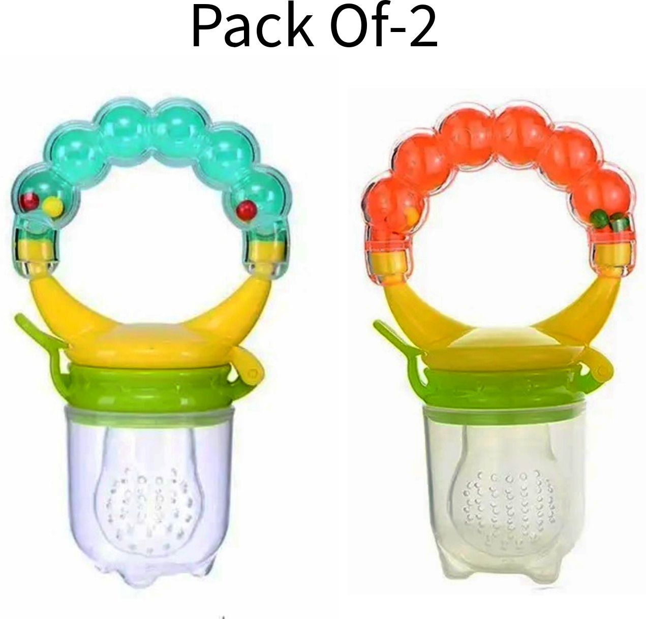 ambiaim international Baby Ring Style Food Feeder Nibbler Soother Pacifier Silicone Supplies Nipple Soother-picture-15