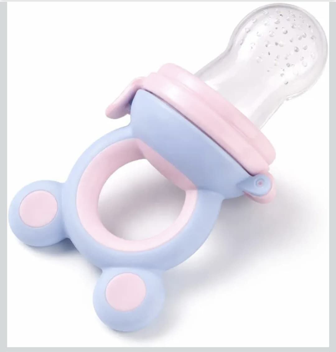 shoppizone Baby Fruit Feeder Pacifier with Silicone Nibbler & Protective Cap Feeder-picture-6