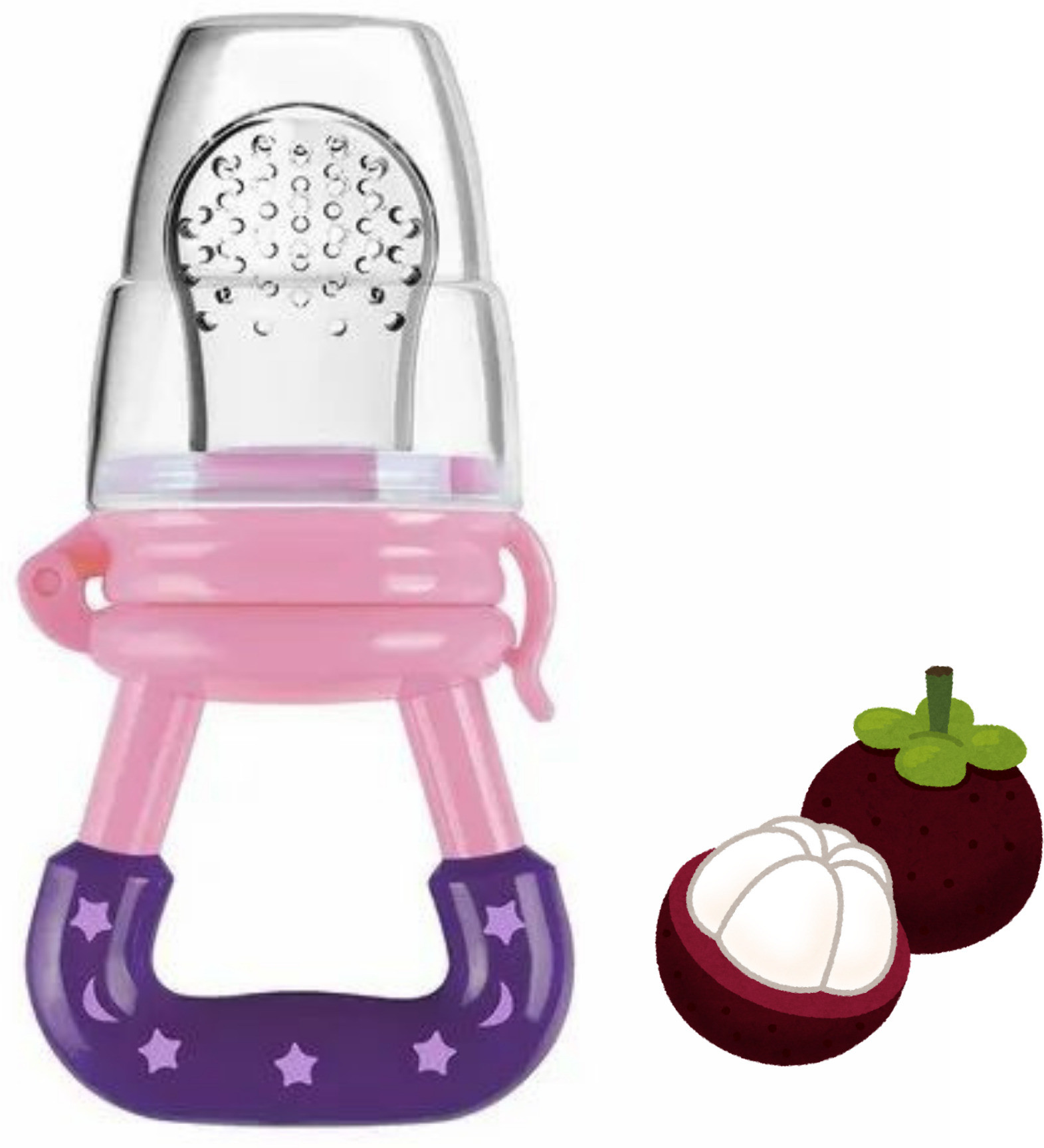 aapni dukan SST Sales Baby Food And Fruit Nibbler & Pacifier Teether BPA Free Nibbler NH413 Feeder image 1
