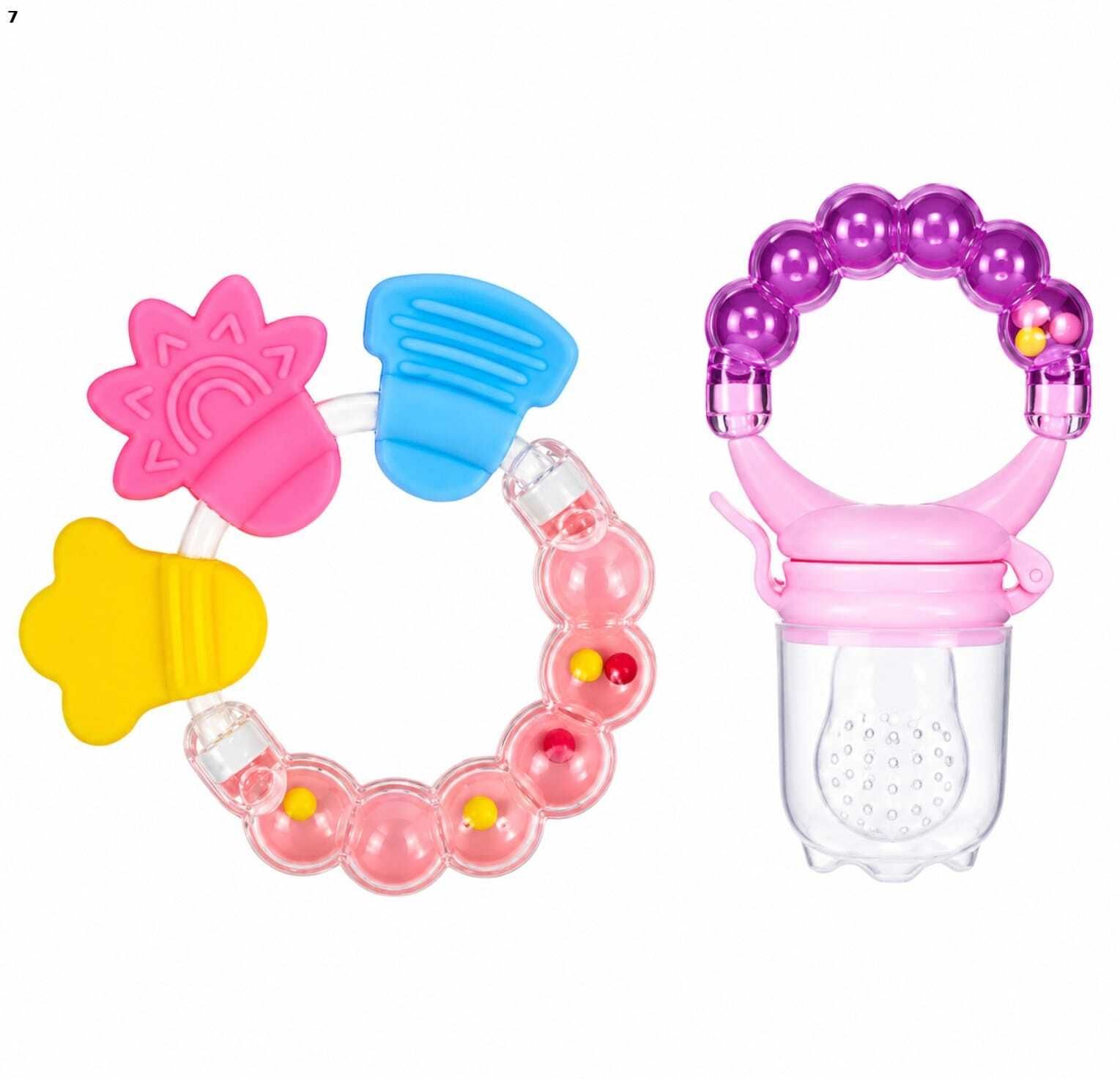 shivinaluxe Soft Silicone Baby Fruit Feeder Set Teether-picture-17