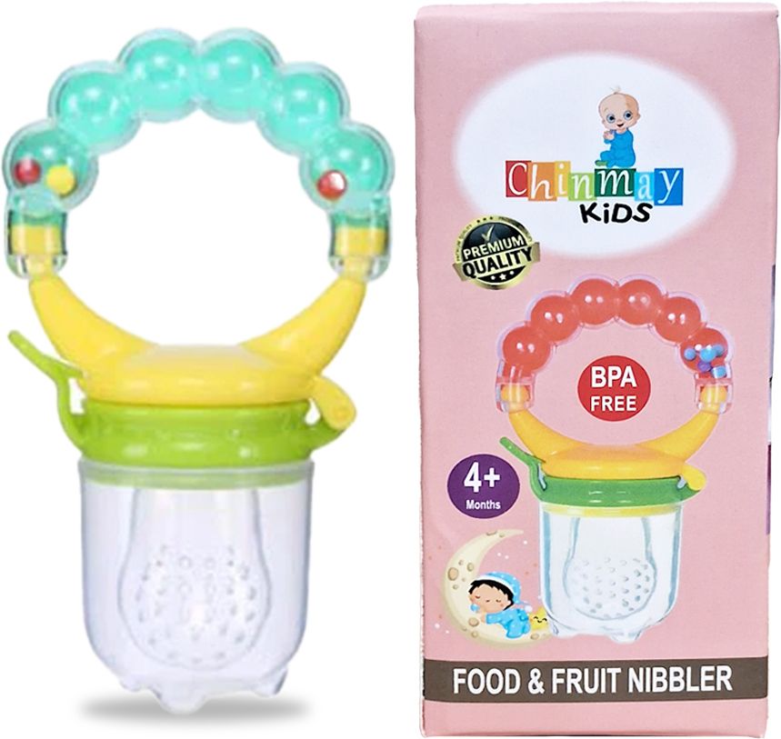 chinmay kids Baby Pacifier Food Feeder Silicone Fresh Fruit Milk Nibbler Feeding Safe Kids Soother-picture-24